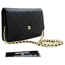 CHANEL Caviar Wallet On Chain WOC Black Shoulder Bag Crossbody - Chanel