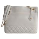 Chanel Chanel vintage tote bag in white leather, never used