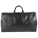 Louis Vuitton Epi Leather Keepall 50 in black