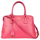 Prada Saffiano Lux Leder Promenade Pink