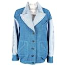 New 2022 Turquoise Tweed Relaxed Jacket - Chanel