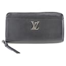Louis Vuitton Zippy Lock Me Long Wallet Leather Long Wallet M62622 in fair condition