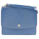 Louis Vuitton Grenelle Leather Shoulder Bag M52365 in fair condition