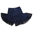 Paris / Edinburgh Runway Silk Shorts / Skirt - Chanel