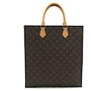 Louis Vuitton Sac Plat Canvas Tote Bag M51140 in excellent condition