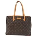 Louis Vuitton Wilshire MM Canvas Tote Bag M45644 in good condition