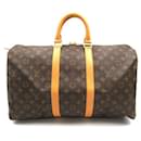 Louis Vuitton Keepall 45 Canvas Travel Bag M41428 in good condition