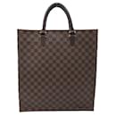 Louis Vuitton Sac Plat Canvas Tote Bag N51140 in excellent condition