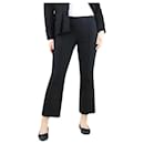 Black elasticated waist pleated trousers - size UK 12 - The row