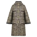 10K Iconic Rare Jewel Gripoix Buttons Coat - Chanel
