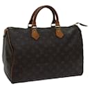 Louis Vuitton Monogram Speedy 35 Hand Bag M41524 LV Auth 70808