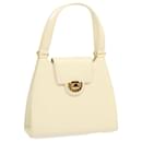 GIVENCHY Hand Bag Leather White Auth bs13388 - Givenchy