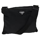 PRADA Shoulder Bag Nylon Black Auth yk11448 - Prada