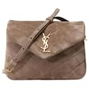 YVES SAINT LAURENT bag in Etoupe Suede - 101853 - Yves Saint Laurent
