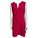 Robe en jersey Fleur de DvF en fuchsia - Diane Von Furstenberg