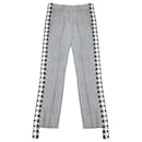 Off-White Black / White Houndstooth Wool Pants - Autre Marque