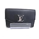 Louis Vuitton Portefeuille Lock Mini Leder Kurze Geldbörse M63921 in guter Kondition