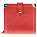 Louis Vuitton Compact Zip Wallet Cuir Portefeuille Court M91882 In excellent condition