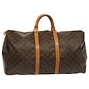 Louis Vuitton Monograma Keepall 55 Boston Bag M41424 LV Auth yk11629