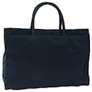 PRADA Tote Bag Nylon Green Blue Auth 70583 - Prada