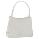 PRADA Shoulder Bag Patent leather White Auth 70671 - Prada