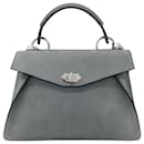 Proenza Schouler Grey Suede Medium Hava Handbag - Autre Marque