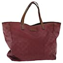 GUCCI GG Canvas Tote Bag Pink 282439 auth 70134 - Gucci
