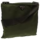 PRADA Shoulder Bag Nylon Khaki Auth 70159 - Prada