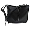 LOEWE Hammock Small Shoulder Bag Leather Black 387 30S35 auth 70806A - Loewe