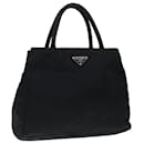 PRADA Hand Bag Nylon Black Auth bs13369 - Prada