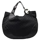 Gucci GG Canvas & Leather Shoulder Bag Canvas Shoulder Bag 203504 in good condition