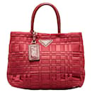 Prada Tessuto Woven Handbag Tote Canvas Handbag BN1653 in excellent condition