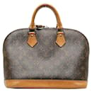 Louis Vuitton Alma PM Canvas Handtasche M53151 in guter Kondition