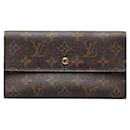 Louis Vuitton Porte Tresor International Long Wallet Canvas Long Wallet M61215 in good condition