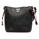 Louis Vuitton Lockme Bucket Leather Shoulder Bag M54677 in good condition