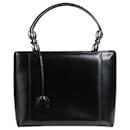 Black 1999 Leather Top Handle Bag - Christian Dior