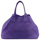 Purple intreciatto weave tote bag - Bottega Veneta