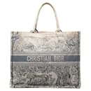 Dior Blue Large Ombre Toile De Jouy Book Tote