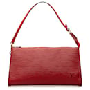 Louis Vuitton Red Epi Pochette Accessoires