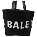 Balenciaga cabas handbag 529127 IN SHEARLING LOGO SHEARLING TOTE BAG