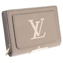 Carteira longa de couro Louis Vuitton Portefeuille Cléa M82370 Em uma boa condição