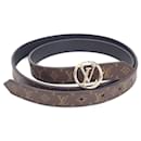 Cintura in pelle Louis Vuitton LV Circle Belt M0300Sei in ottime condizioni