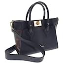 Louis Vuitton On My Side PM Leather Tote Bag M57728 in excellent condition
