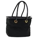 CELINE Hand Bag Nylon Black Auth 70673 - Céline