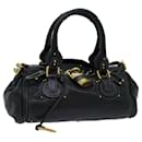 Chloe Paddington Hand Bag Leather Black Auth yk11486 - Chloé