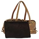 BOTTEGA VENETA INTRECCIATO Shoulder Bag Leather Brown Auth am5996 - Autre Marque