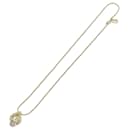 Collana con orecchini Christian Dior in oro Auth am6081