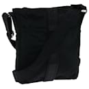HERMES Acapulco Bandouliere MM Shoulder Bag Nylon Black Auth bs13399 - Hermès