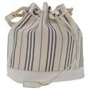 BURBERRY Tote Bag Canvas White Auth bs13470 - Burberry
