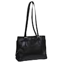 PRADA Shoulder Bag Leather Black Auth bs13436 - Prada